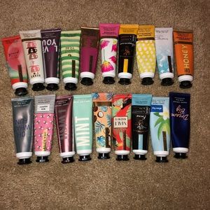 Bath and Body Works hand creams